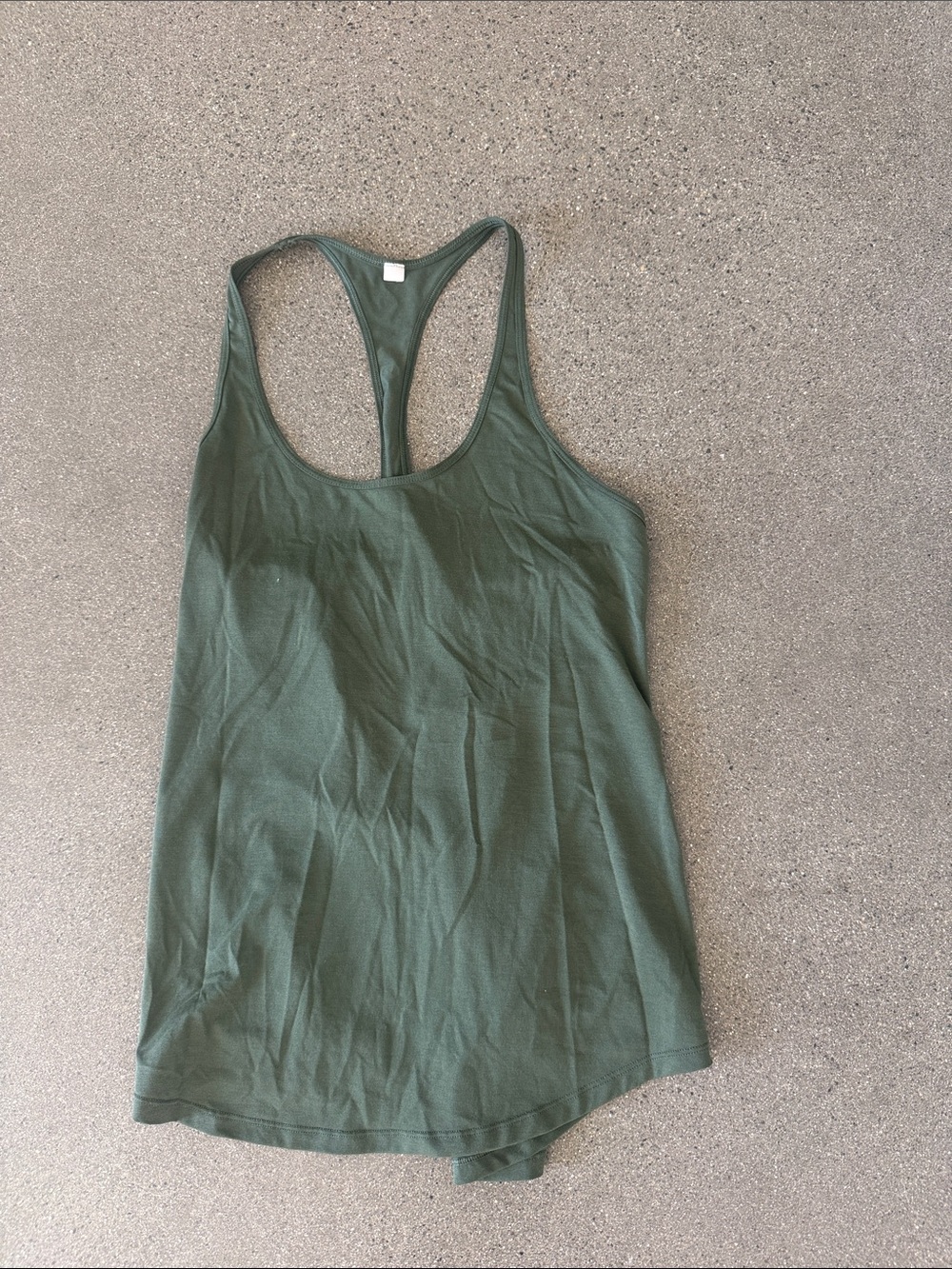 lululemon athletica Dark Olive Green Racerback Tank